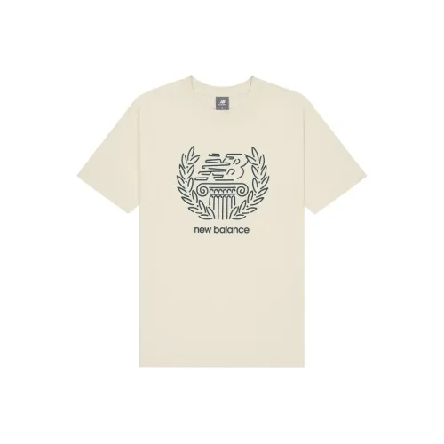 New Balance T Shirt Men's Ivory White