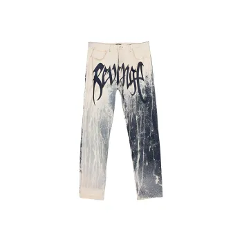 Revenge FW21 Straight Jeans Unisex Blue