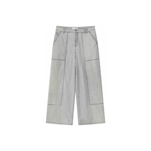 YOSHIYOYI Jeans Men's Light Gray