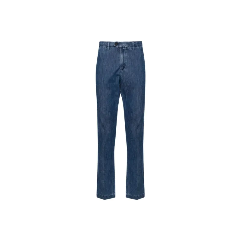 Corneliani Mid rise Tapered Jeans-0