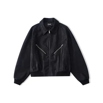 DIMC Leather Jacket Unisex Black