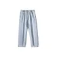 Stone-Washed Light Blue
