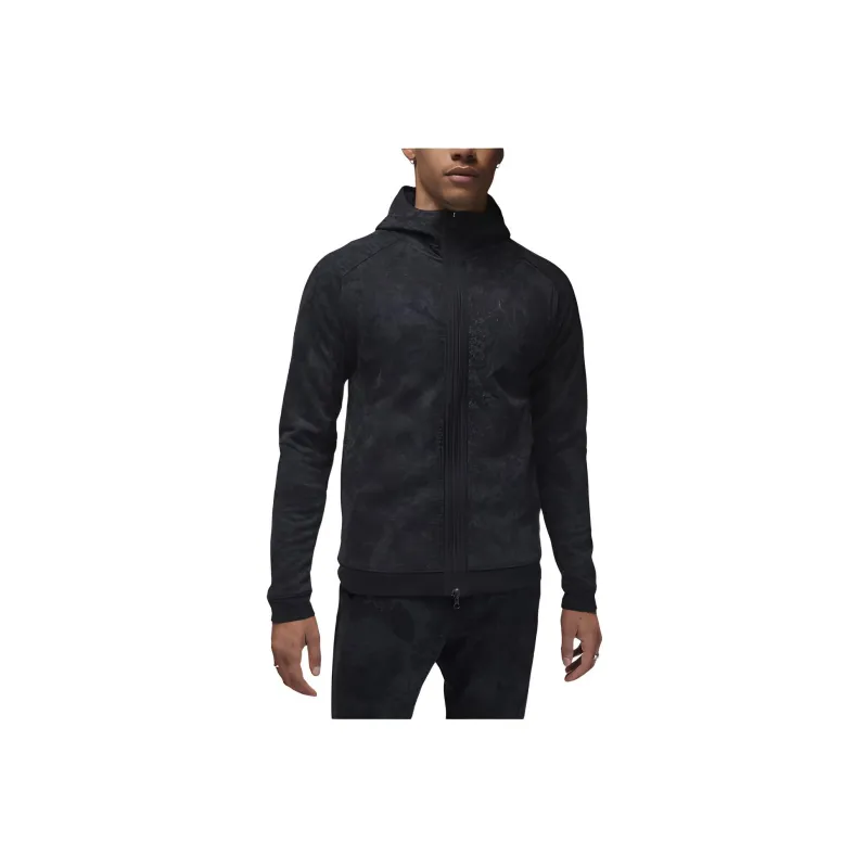 Jordan Full-Zip Hoodie Jackets Coats Men's Black-0