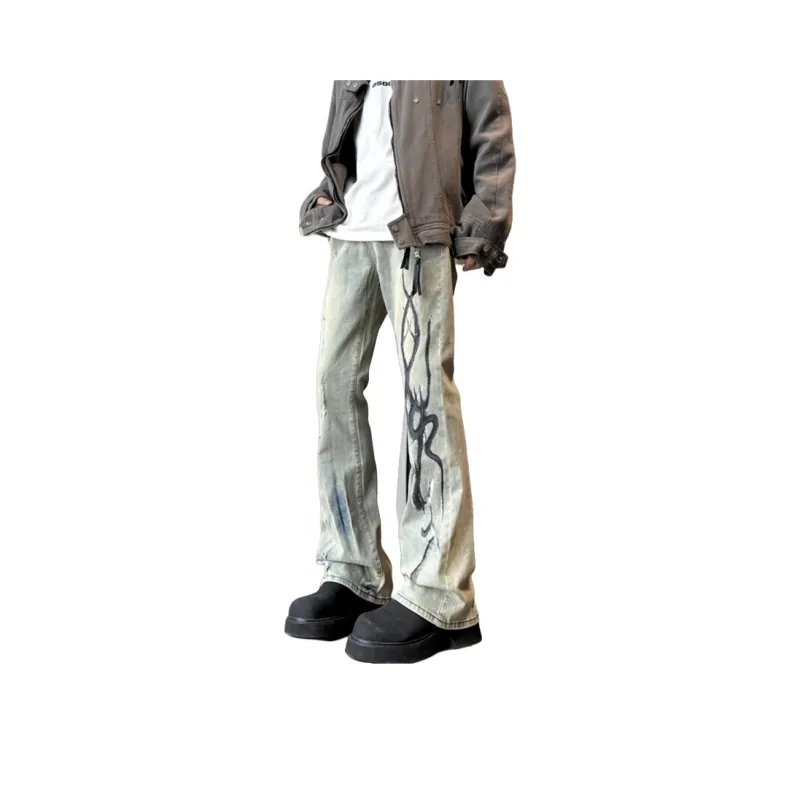 DAND Jeans Unisex Yellow Mud-0