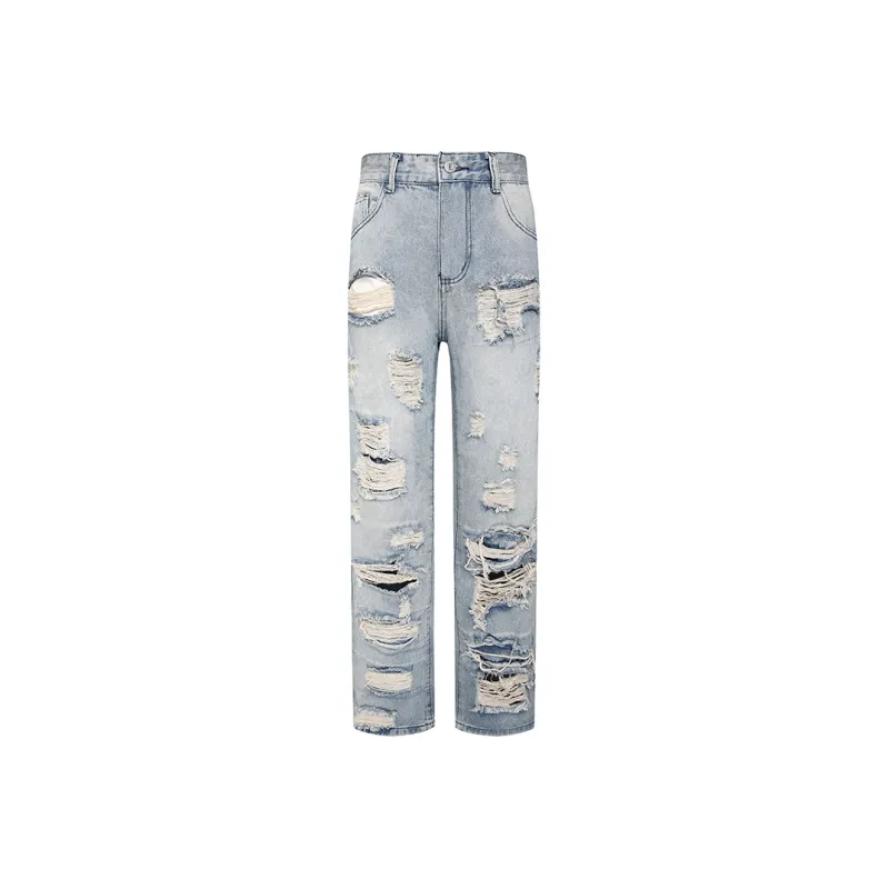 COOLALPACA Jeans Fall Unisex Light Blue-0