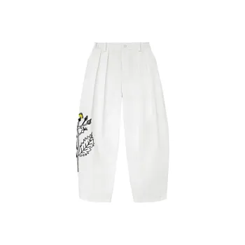 VALLEYOUTH Cargo Pants Casual Pants Unisex White