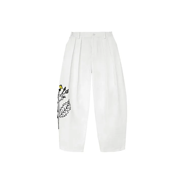 VALLEYOUTH Cargo Pants Casual Pants Unisex White-0