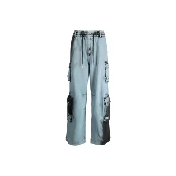Feng Chen Wang Feng Chen Wang SS23 Jeans Men Blue
