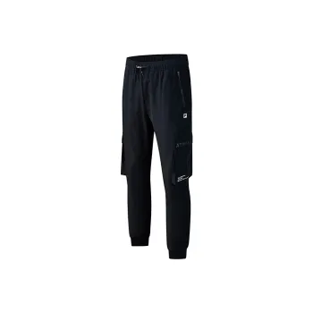 FILA Athletics Knitted Sweatpants Men Pitch Black