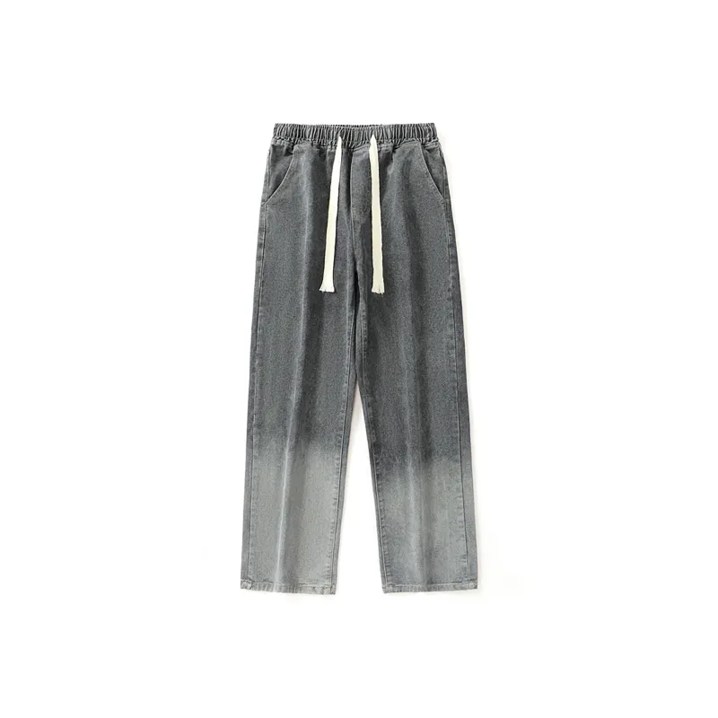 LTIFONE Jeans Unisex Black Gray Color-0