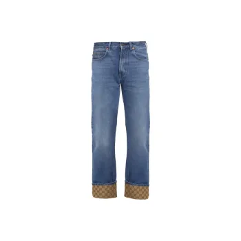 GUCCI Jeans Men Royal Blue