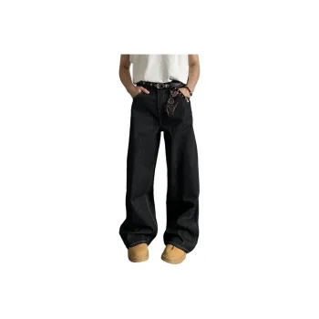 NEVER RULE Jeans Unisex Black