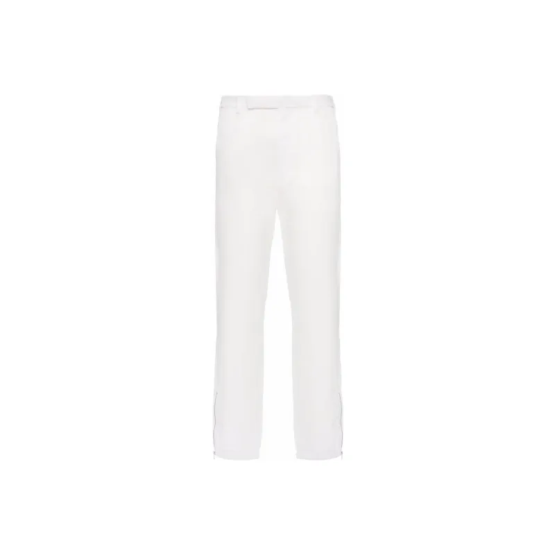 PRADA Knitted Sports Pants Men's White-0