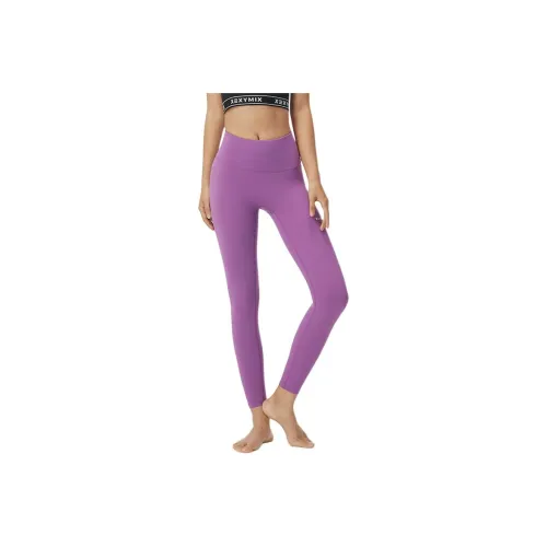 XEXYMIX Yoga Pants Women's Perfume Violet