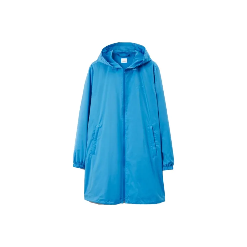 Burberry Trench Coats Men Sky Blue-0