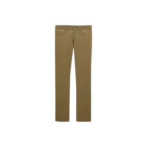 SAINT LAURENT FW24 Jeans Men's Khaki Green