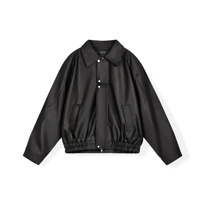 WILD LEADER Leather Jacket Unisex-0