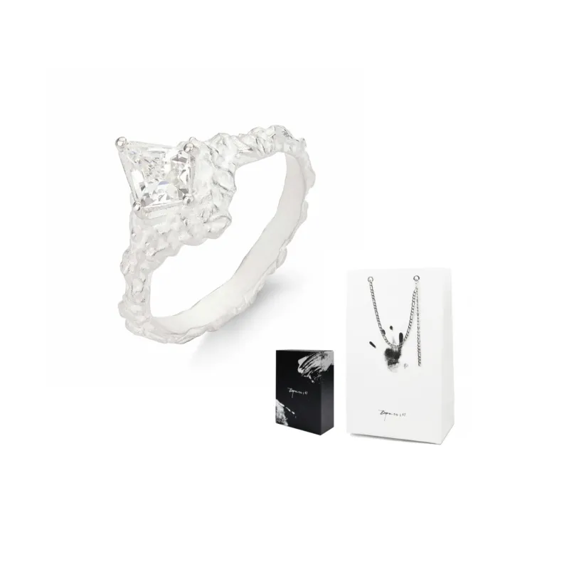 Empress 47 Concept 925 Sterling Silver Rings Unisex White-1
