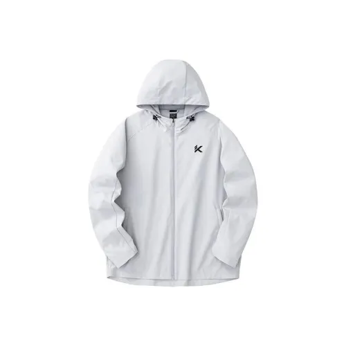 Anta Basketball Collection Trench Coat Men's Pumice Cloud Gray