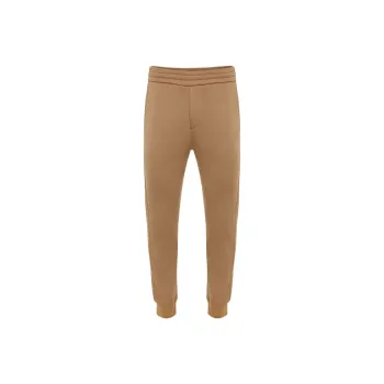 Alexander McQueen Knitted Sweatpants Men Light Umber