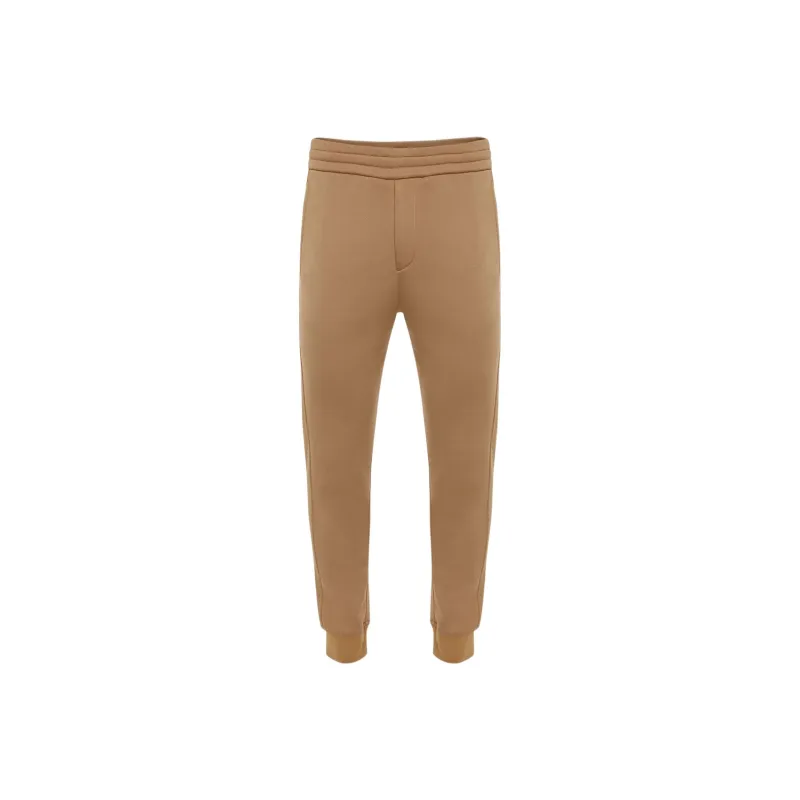 Alexander McQueen Knitted Sweatpants Men Light Umber-0