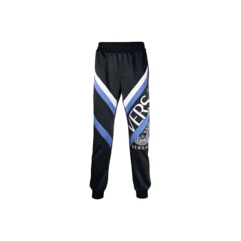 VERSACE Knitted Sweatpants Men Black