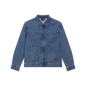 MLB MONOGRAM Collection New York Yankees SS25 Jacket Unisex Standard Denim