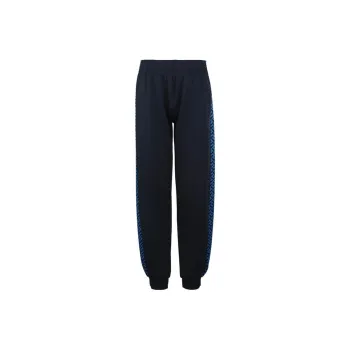 FANSIZHE VERSACE Knitted Sweatpants Men's Dark Blue