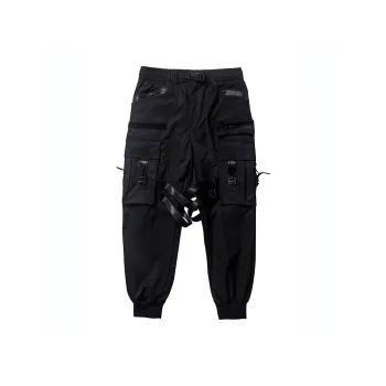 AOGZ Cargo Pants Unisex Black