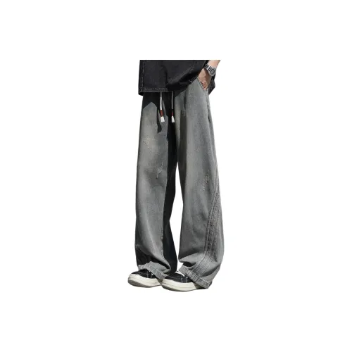 SOCKKEY Jeans Unisex Vintage Blue