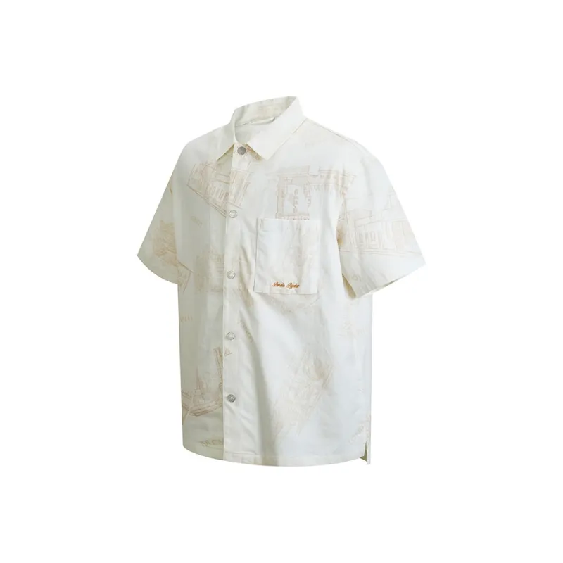 LONDA 1958 Shirt Men's Ecru 02 With Shopping Bag Included-2