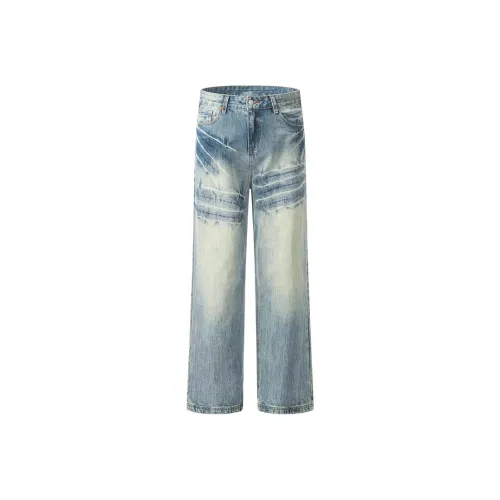 RENBEN Jeans Unisex Blue