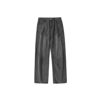 Warrior Ride The Wind And Waves Series Jeans Unisex Black