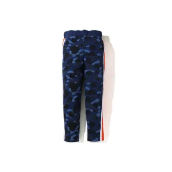 A BATHING APE Color Camo Logo Tape Sweatpants