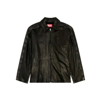 DIESEL L Stoller Leather Jacket