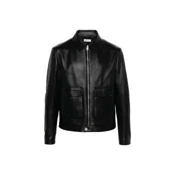 BALLY Zipped Leather Jacket