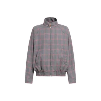 MARNI Check Pattern Short Blouson Jacket