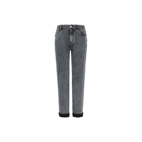 LIU·JO UOMO Straight Moderate Jeans Men's Dark Gray