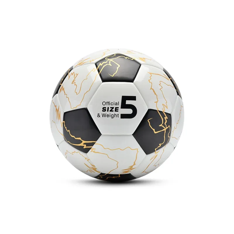 Skechers Size 5 Ball Soccer PU Seamless Thermal bonding Unisex Black White-3