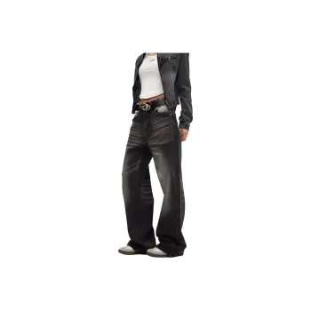 DOENU Jeans Unisex Black Gray Color