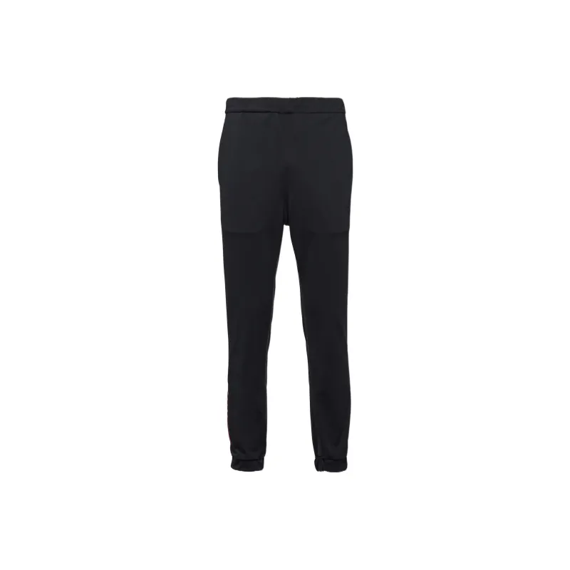 PRADA Knitted Sweatpants Men Black-0