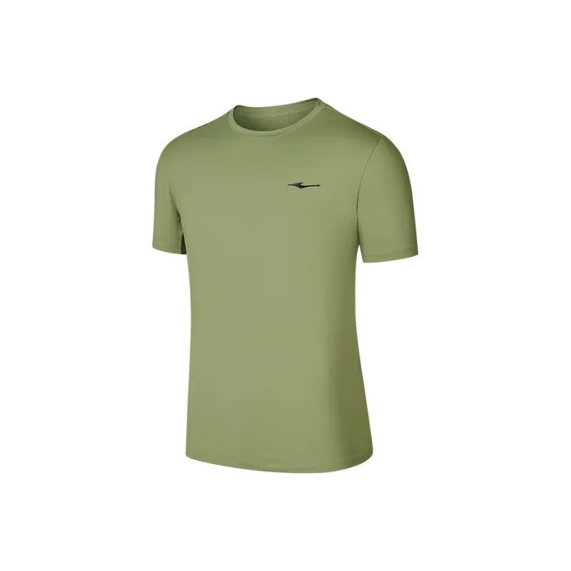 Erke Variety Training Collection T Shirt Men's Pea Green-0