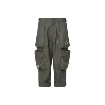 EVISU SS22 Casual Pants Men's Dark Gray