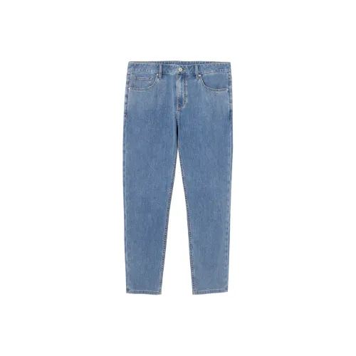 JACK JONES· Jeans Men's E39 Medium Blue Denim