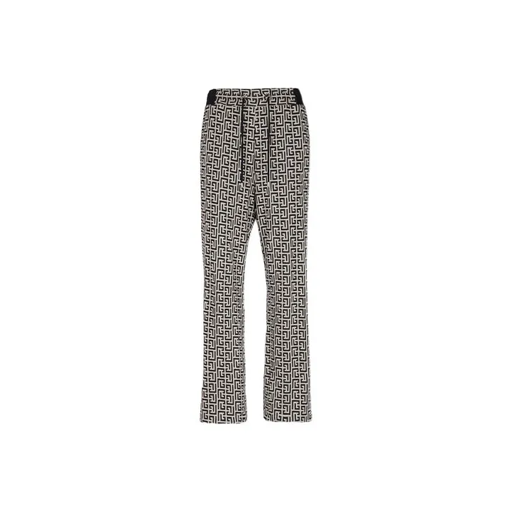 BALMAIN Monogram motif Trousers-0