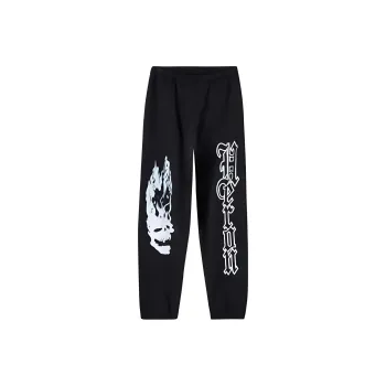 HERON PRESTON Knitted Sweatpants Men Black
