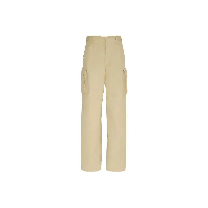 Bottega Veneta SS21 Casual Pants Men's Beige Yellow-0