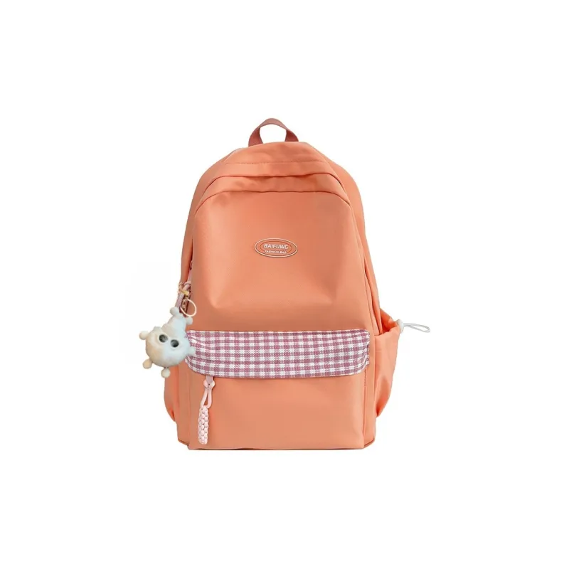 Yalu Nylon Backpack Women's White/Black/Red/Orange/Green-18