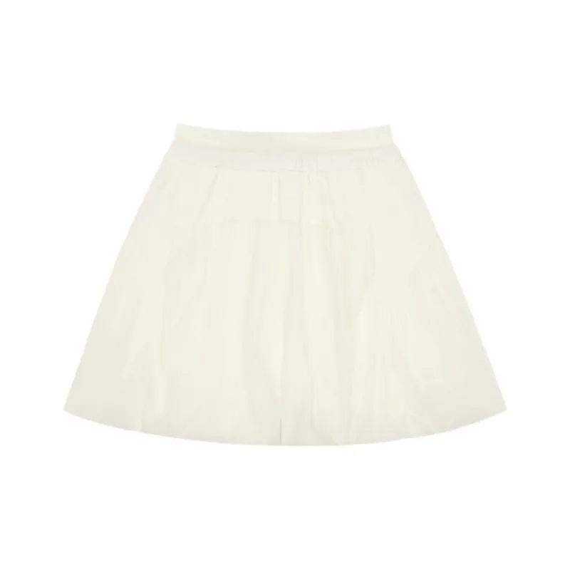New Balance Casual Short Skirts Women's Ivory White-1