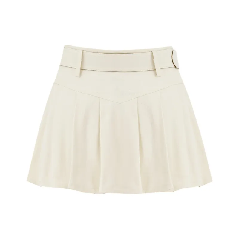 OROI Casual Short Skirts Women's Apricot-1